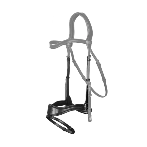 Nachrapnik anatomiczny do ogłowia bezwędzidłowego Dy'on New English Collection D MOTION NE04W