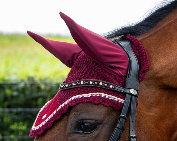 Ogłowie anatomiczne z nachrapnikiem szwedzkim QHP Orlando