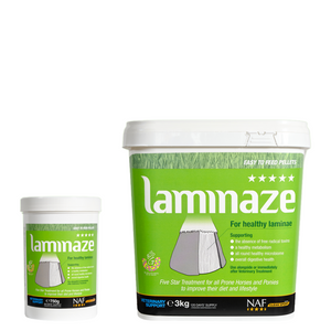 Suplement wspomagający zdrowie kopyt u koni z tendencją do ochwatu NAF Laminaze