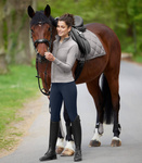 Bryczesy damskie z pełnym lejem silikonowym ELT Micro Sport High Waist