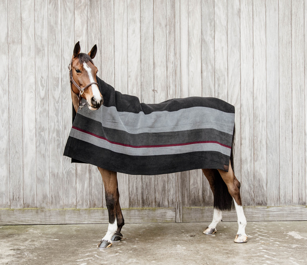 Derka polarowa Kentucky Horsewear Heavy Fleece Rug Square Stripes
