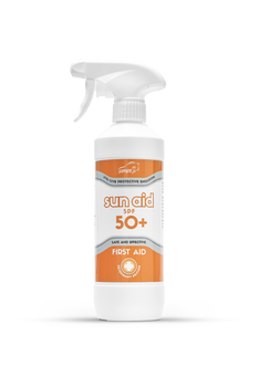 Ochronny spray przeciwsłoneczny dla koni SPF 50+ Jump It Sun aid