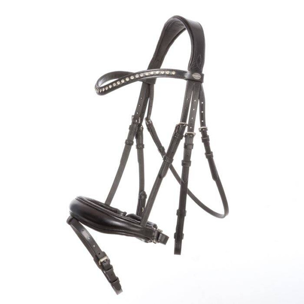 Ogłowie z nachrapnikiem szwedzkim Kavalkade Charlotte