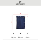 Kurtyna na boks Kentucky Horsewear Stable Curtain Waterproof