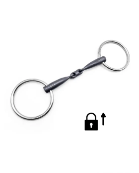 Wędzidło zwykłe FAGER Mia Titanium - podwójnie łamane