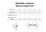 Wędzidło z wąsami FAGER Marcus Sweet Iron - podwójnie łamane