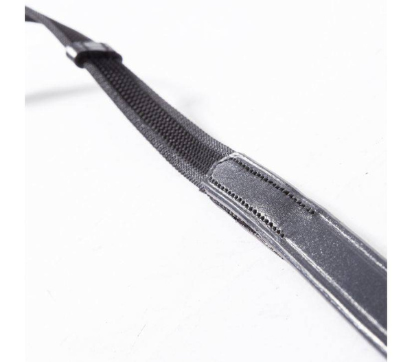 Wodze ogumowane ze stoperami Kavalkade Silent - szerokość 16 mm