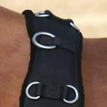 Pas do lonżowania z syntetycznym futrem Lami-Cell