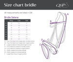 Ogłowie anatomiczne z nachrapnikiem szwedzkim QHP Selene