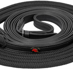 Czarna wodza START - skórzana z linką