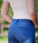 Bryczesy damskie z pełnym lejem silikonowym ELT Luna Jeans