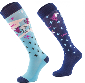 Podkolanówki jeździeckie Comodo Funny Design - Jednorożec