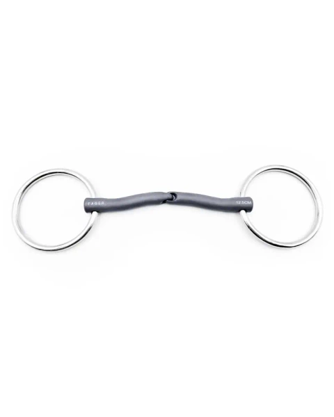 Wędzidło zwykłe FAGER Greta Titanium - pojedynczo łamane