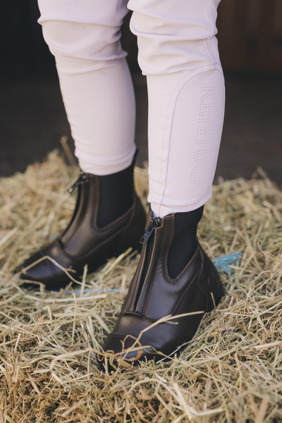 Dziewczęce legginsy jeździeckie z pełnym lejem silikonowym Kentucky Ridingwear Sammy Legging