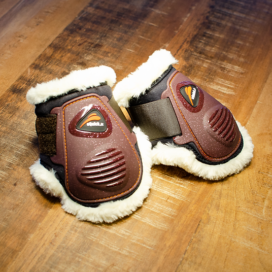 Ochraniacze tylne z futrem eQuick eLight Glitter Fluffy Rear