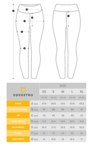 Legginsy jeździeckie z pełnym lejem silikonowym Equestro
