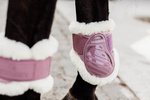 Ochraniacze tylne z futrem Kentucky Horsewear Young Horse TPU - RÓŻOWE