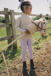 Dziewczęce legginsy jeździeckie z pełnym lejem silikonowym Kentucky Ridingwear Sammy Legging