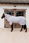 Derka siatkowa przeciw owadom z kapturem i osłoną brzucha Kentucky Horsewear Mesh Fly Rug Comfort Classic