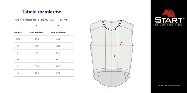 Kamizelka ochronna dla dorosłych START FlexPro