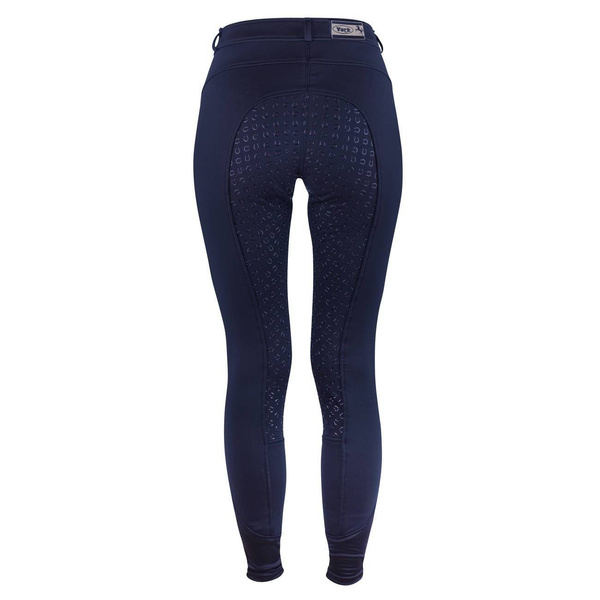 Bryczesy zimowe z pełnym lejem silikonowym York Frosty - młodzieżowe