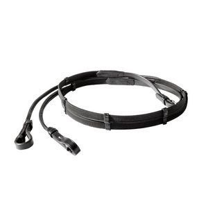 Wodze ogumowane ze stoperami Kavalkade - szerokość 16 mm