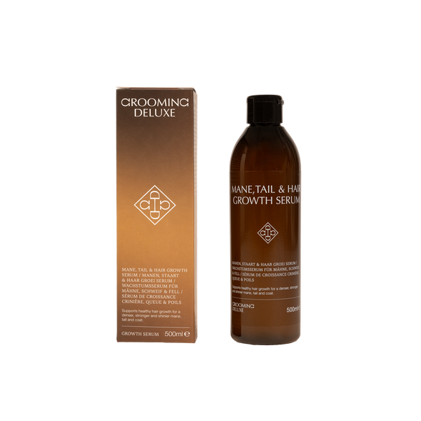 Serum wspierające porost grzywy i ogona dla koni Grooming Deluxe Mane, Tail & Hair Growth Serum