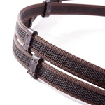 Wodze ogumowane ze stoperami Kavalkade - szerokość 16 mm