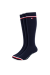 Podkolanówki jeździeckie TOMMY HILFIGER EQUESTRIAN Byron 3-Pack