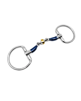 Wędzidło oliwkowe FAGER Gabriel - podwójnie łamane