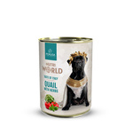 Karma mokra dla psów Pokusa Nutri World Smaki Świata – Włochy / Przepiórka 400g