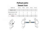 Pelham FAGER John Show Sweet Iron - podwójnie łamany