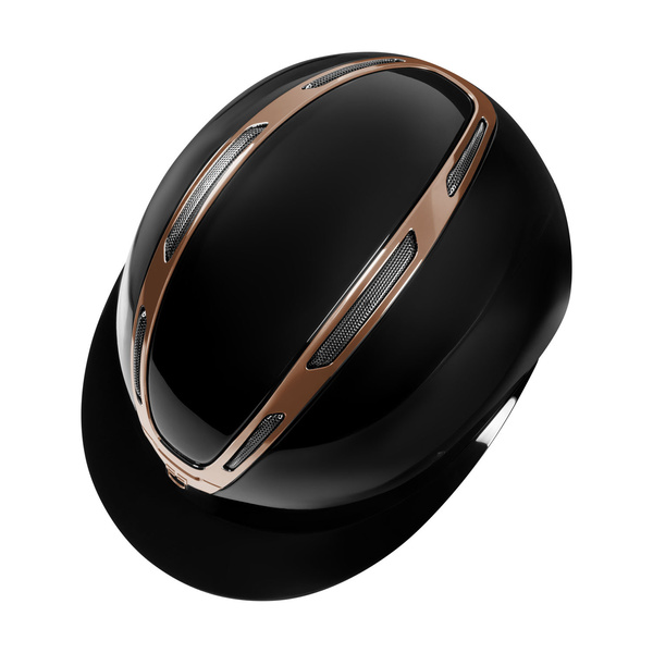Kask jeździecki z szerokim daszkiem Equestro Apocalypse Shiny