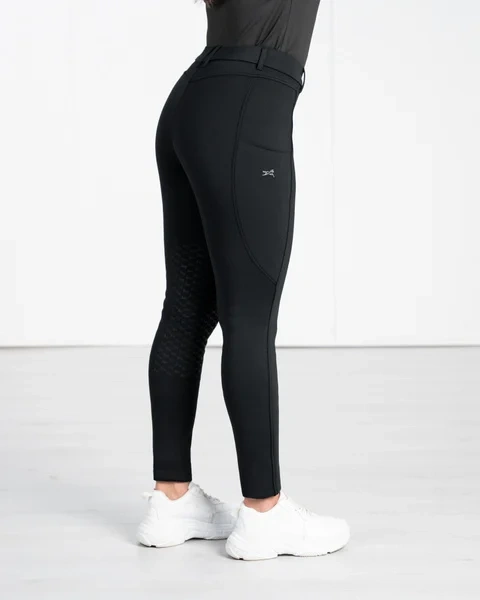 Bryczesy zimowe z pełnym lejem silikonowym FAGER North