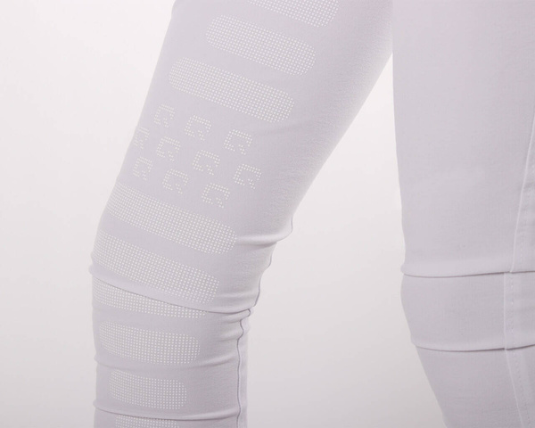 Bryczesy młodzieżowe z lejem silikonowym QHP Filip Junior