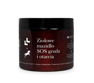 Ziołowe mazidło dla konia LULLALOVE SOS Gruda i Otarcia