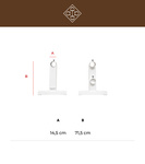 Stojaki do przeszkód Grooming Deluxe T Cavaletti - 2 sztuki