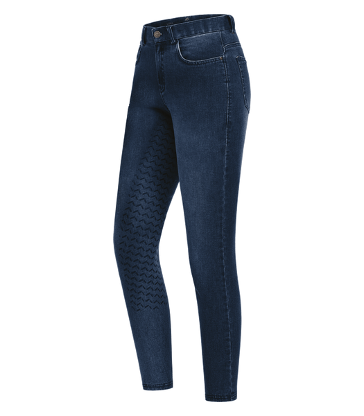 Bryczesy damskie z pełnym lejem silikonowym ELT Luna Jeans