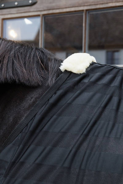 Derka siatkowa przeciw owadom Kentucky Horsewear Light Striped Mesh Fly Sheet