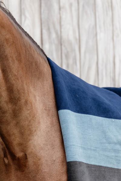 Derka polarowa Kentucky Horsewear Heavy Fleece Rug Square Stripes