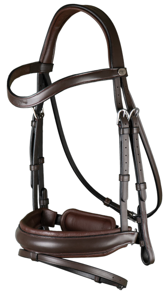 Ogłowie ze szwedzkim matowym nachrapnikiem Dy'on Working Collection