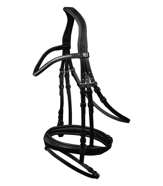 Ogłowie z nachrapnikiem angielskim Waldhausen X-Line Clincher