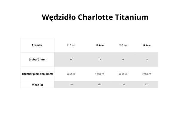 Munsztuk FAGER Charlotte Titanium  - sztanga z portem językowym
