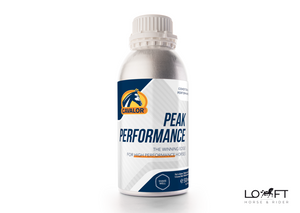 Suplement wspierający wytrzymałość koni sportowych Cavalor Peak Performance