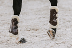 Ochraniacze przednie z futrem Kentucky Horsewear Bamboo Elastic