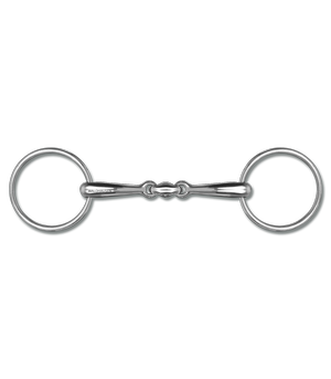 Wędzidło zwykłe Waldhausen - podwójnie łamane