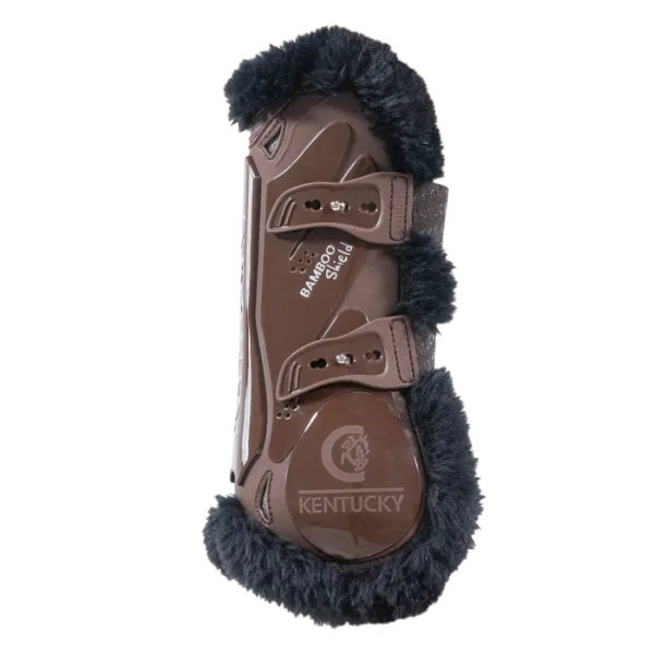 Ochraniacze przednie z futrem Kentucky Horsewear Bamboo Elastic