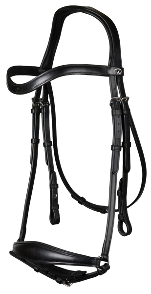 Ogłowie z nachrapnikiem hanowerskim Dy'on New English Collection NEDCAQ