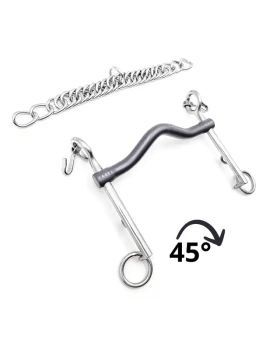 Munsztuk FAGER Felicia Titanium  - sztanga z portem językowym