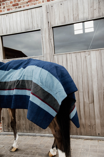 Derka polarowa Kentucky Horsewear Heavy Fleece Rug Square Stripes